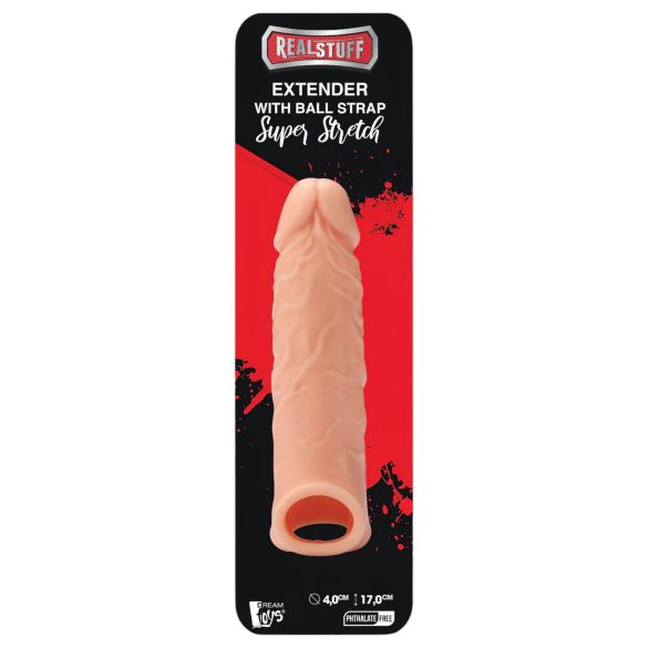 Extensor RealStuff 6.5 - funda para pene - natural (17 cm)