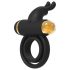 Elite Joel - Anillo Vibratorio Recargable para Testículos y Pene (Negro)
