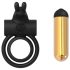 Elite Joel - Anillo Vibratorio Recargable para Testículos y Pene (Negro)