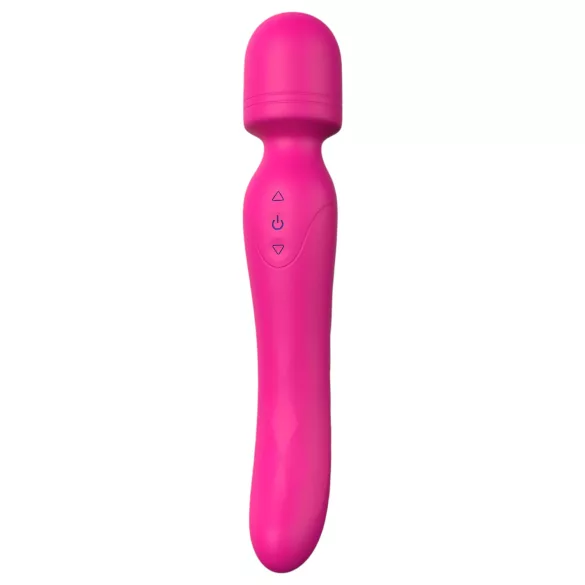 Vibes of Love - vibrador masajeador recargable con calor - silicona rosa