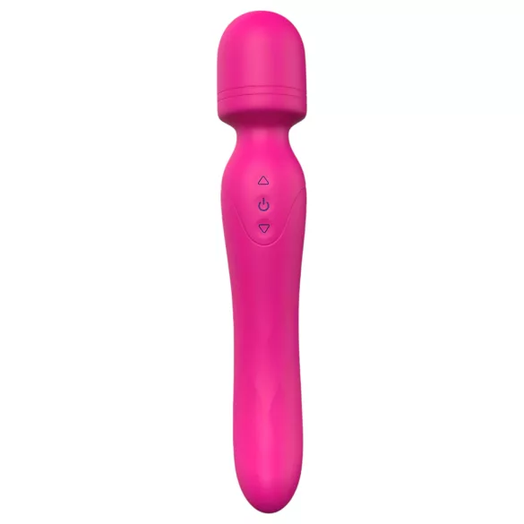 Vibes of Love - vibrador masajeador recargable con calor - silicona rosa