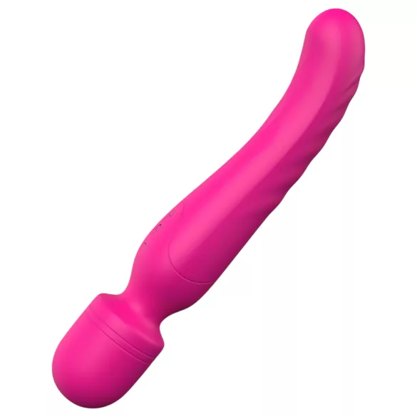 Vibes of Love - vibrador masajeador recargable con calor - silicona rosa