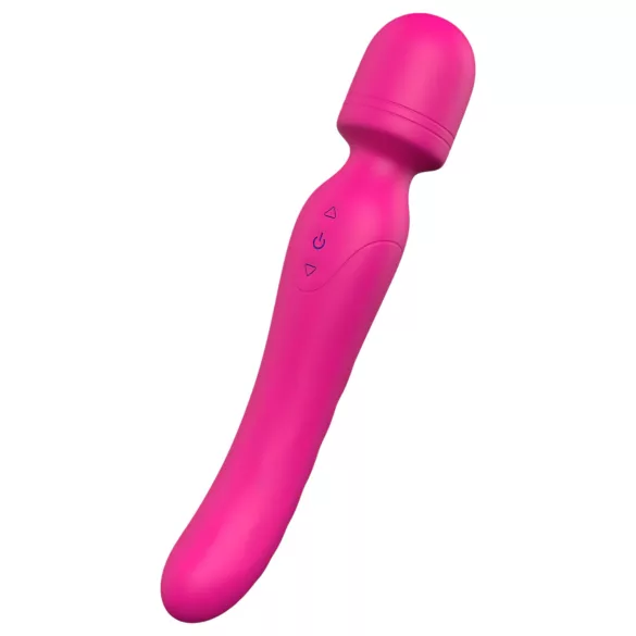 Vibes of Love - vibrador masajeador recargable con calor - silicona rosa