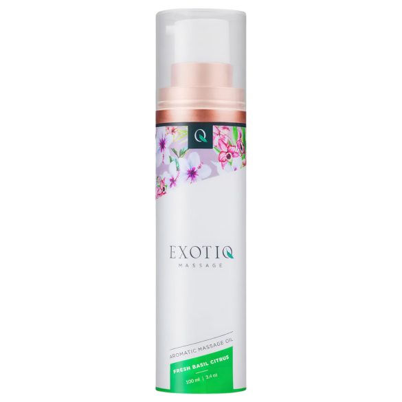 Exotiq - Aceite de masaje aromático - Albahaca y Limón (100ml)