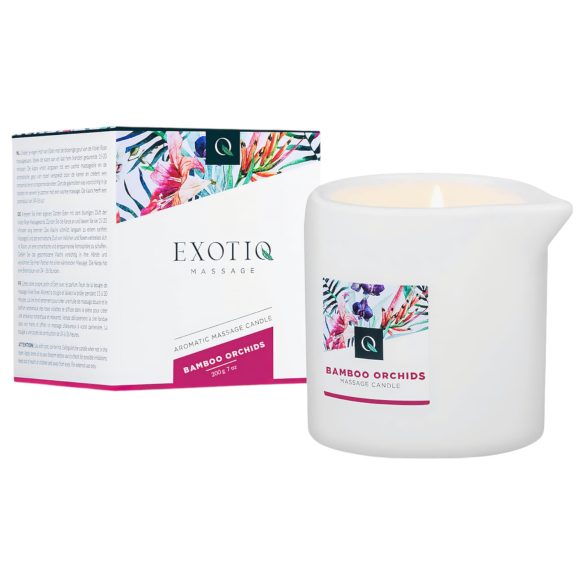 Exotiq Bamboo Orchids - vela de masaje (200g)