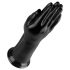 BUTTR - Dildo doble con ventosa - fisting - silicona negra