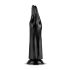 Doble Placer - dildo con ventosa para fisting (negro)