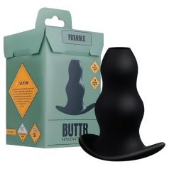 BUTTR Foxhole - consolador anal hueco (negro)