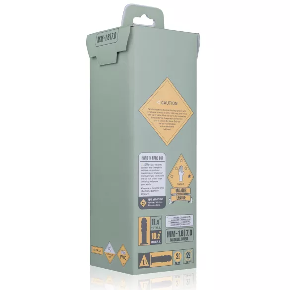 BUTTR Madbull Muzzl - dildo con ventosa - negro