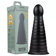BUTTR Devil Dog - consolador con ventosa - silicona - negro