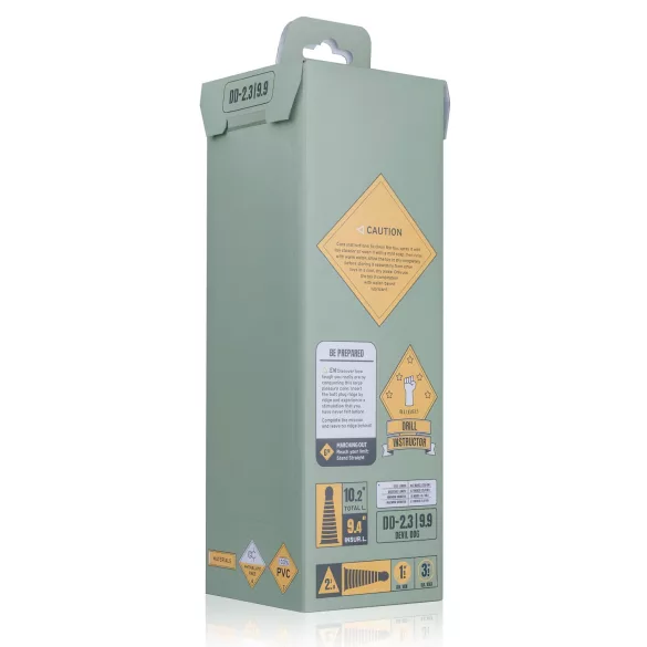 BUTTR Devil Dog - consolador con ventosa - silicona - negro