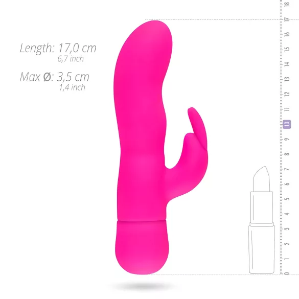 Easytoys Mad Rabbit - vibrador con estimulador de clítoris tipo conejo