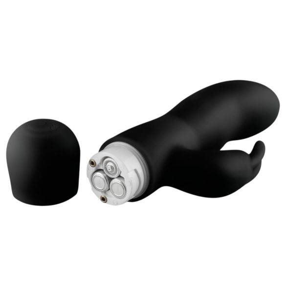 Easytoys Mad Rabbit - vibrador para punto G y estimulador de clítoris - negro