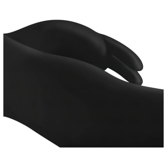 Easytoys Mad Rabbit - vibrador para punto G y estimulador de clítoris - negro