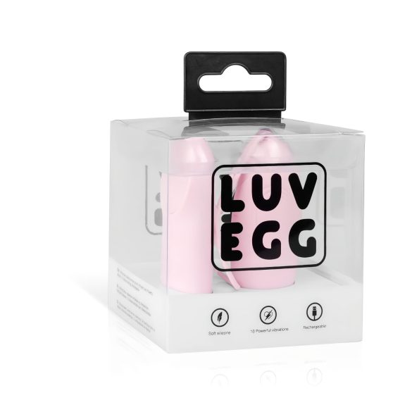 LUV EGG - huevo vibrador recargable con control remoto - silicona rosa