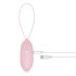 Huevo vibrador LUV EGG recargable y con control remoto (rosa)