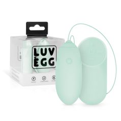 LUV EGG - huevo vibrante recargable (verde)
