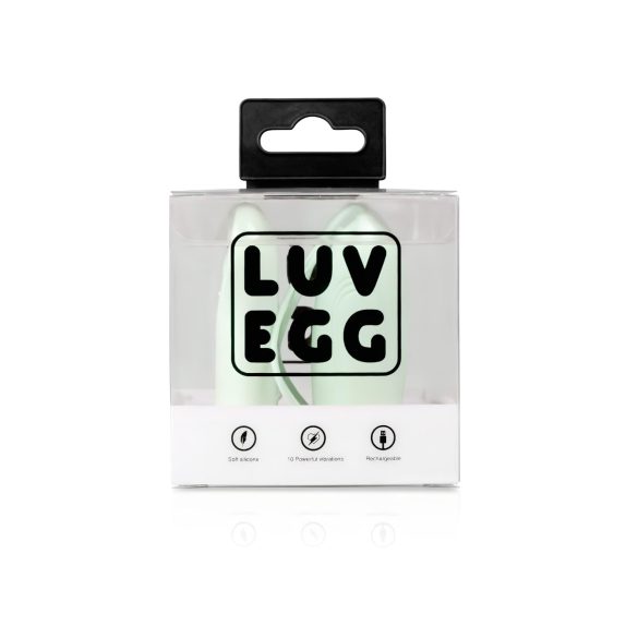 LUV EGG - huevo vibrador recargable con control remoto - verde