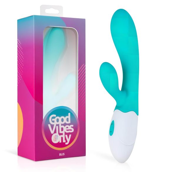 Good Vibes Only Blis Rabbit - vibrador con brazo para clítoris (turquesa)