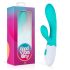 Good Vibes Only Blis Rabbit - vibrador con brazo para clítoris (turquesa)