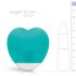 / Buenas Vibras Oron - vibrador para clítoris con batería y forma de corazón (turquesa)