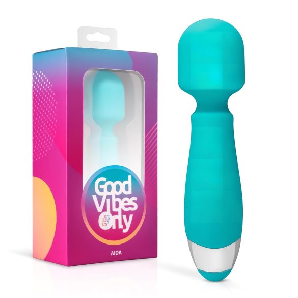 Good Vibes Aida - vibrador masajeador impermeable (turquesa)
