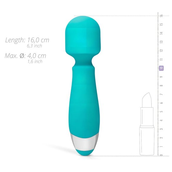 Good Vibes Aida - vibrador masajeador resistente al agua - silicona turquesa
