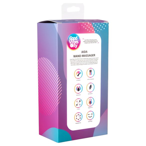 Good Vibes Aida - vibrador masajeador resistente al agua - silicona turquesa