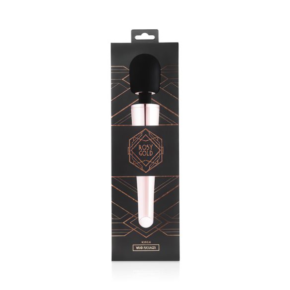 Rosy Gold Wand - vibrador masajeador recargable - color oro rosado