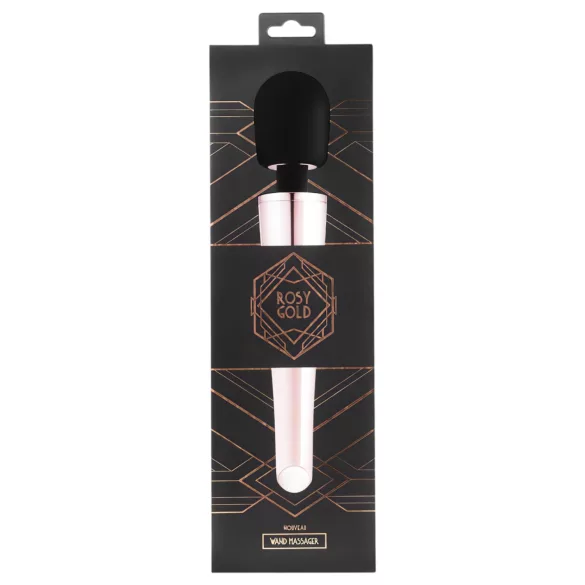 Rosy Gold Wand - vibrador masajeador recargable - color oro rosado