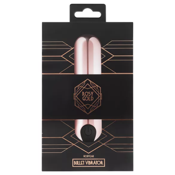 Rosy Gold - mini vibrador recargable tipo bala - color oro rosa