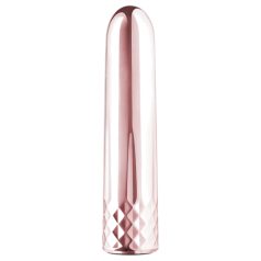 Rosy Gold Mini - vibrador mini recargable - color oro rosa