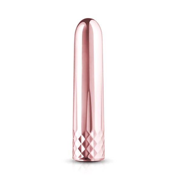 Rosy Gold Mini - vibrador compacto recargable (oro rosado)