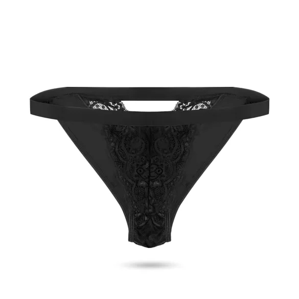 Pantyrebel - braga vibradora recargable con control remoto - negro (S-L)