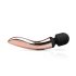 Rosy Gold Wand Curve - vibrador masajeador recargable (rose gold)