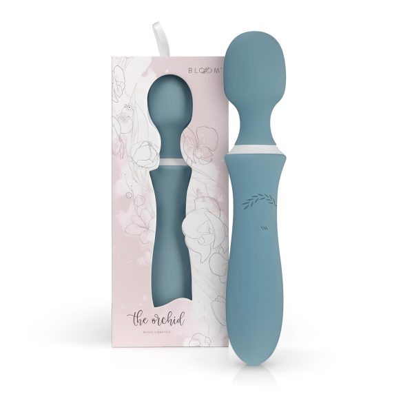 Varita Orquídea Recargable - Vibrador Masajeador (Turquesa)