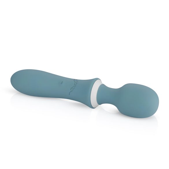 Bloom Orchid Wand - vibrador masajeador recargable - silicona turquesa