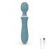 Bloom Orchid Wand - vibrador masajeador recargable (turquesa)