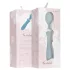 Bloom Orchid Wand - vibrador masajeador recargable - silicona turquesa