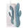 Bloom Violet Rabbit - vibrador conejito punto G y clítoris - silicona turquesa