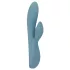 Bloom Violet Rabbit - vibrador conejito punto G y clítoris - silicona turquesa