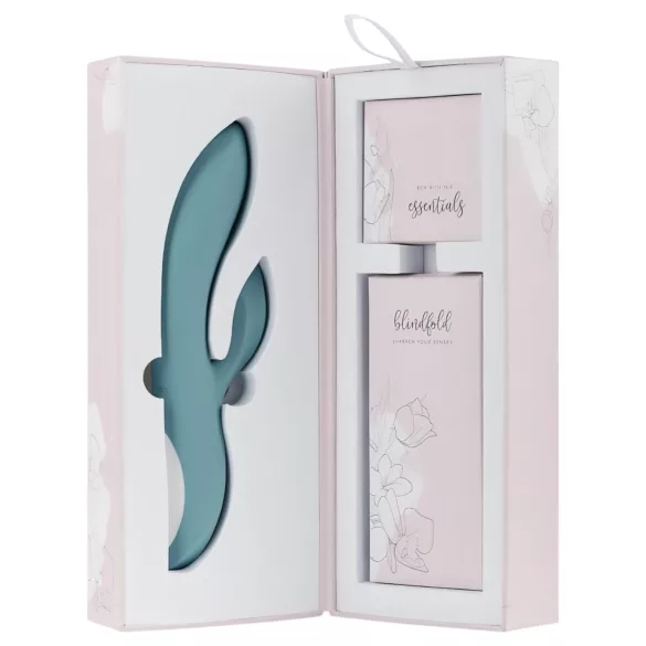 Bloom Violet Rabbit - vibrador conejito punto G y clítoris - silicona turquesa