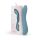 Bloom Rosa - vibrador de punto G recargable de silicona (turquesa)