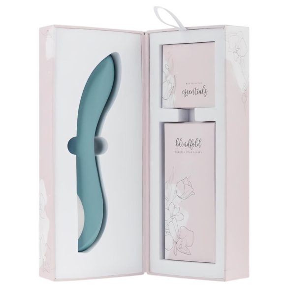 Bloom Rose - vibrador punto G recargable de silicona - turquesa