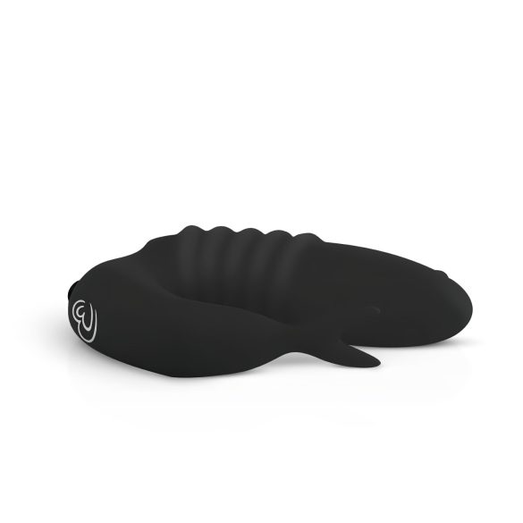 Easytoys - Vibrador para dedo 2 en 1 - silicona negra