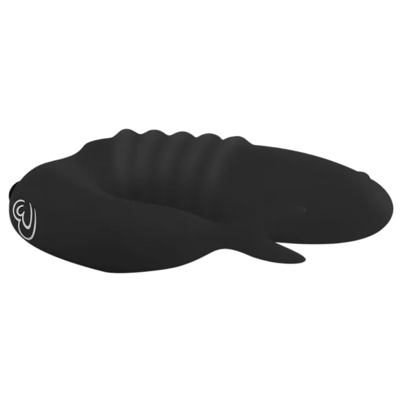 Easytoys - Vibrador para dedo 2 en 1 - silicona negra