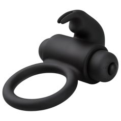 EasyToys Bunny - anillo vibrador para el pene (negro)
