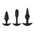 Juego de Placer Easytoys - Set Variado de Plugs Anales (Negro)