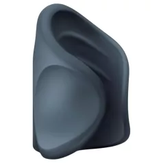   Boners - masturbador abierto recargable vibrador - silicona gris