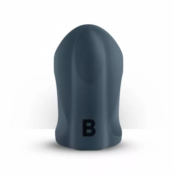 Boners - masturbador abierto recargable vibrador - silicona gris